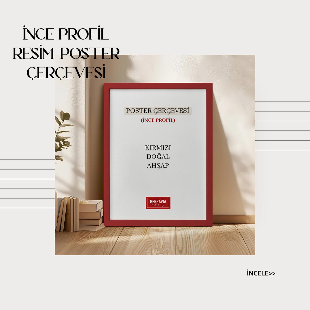 İNCE RESİM POSTER ÇERÇEVESİ
