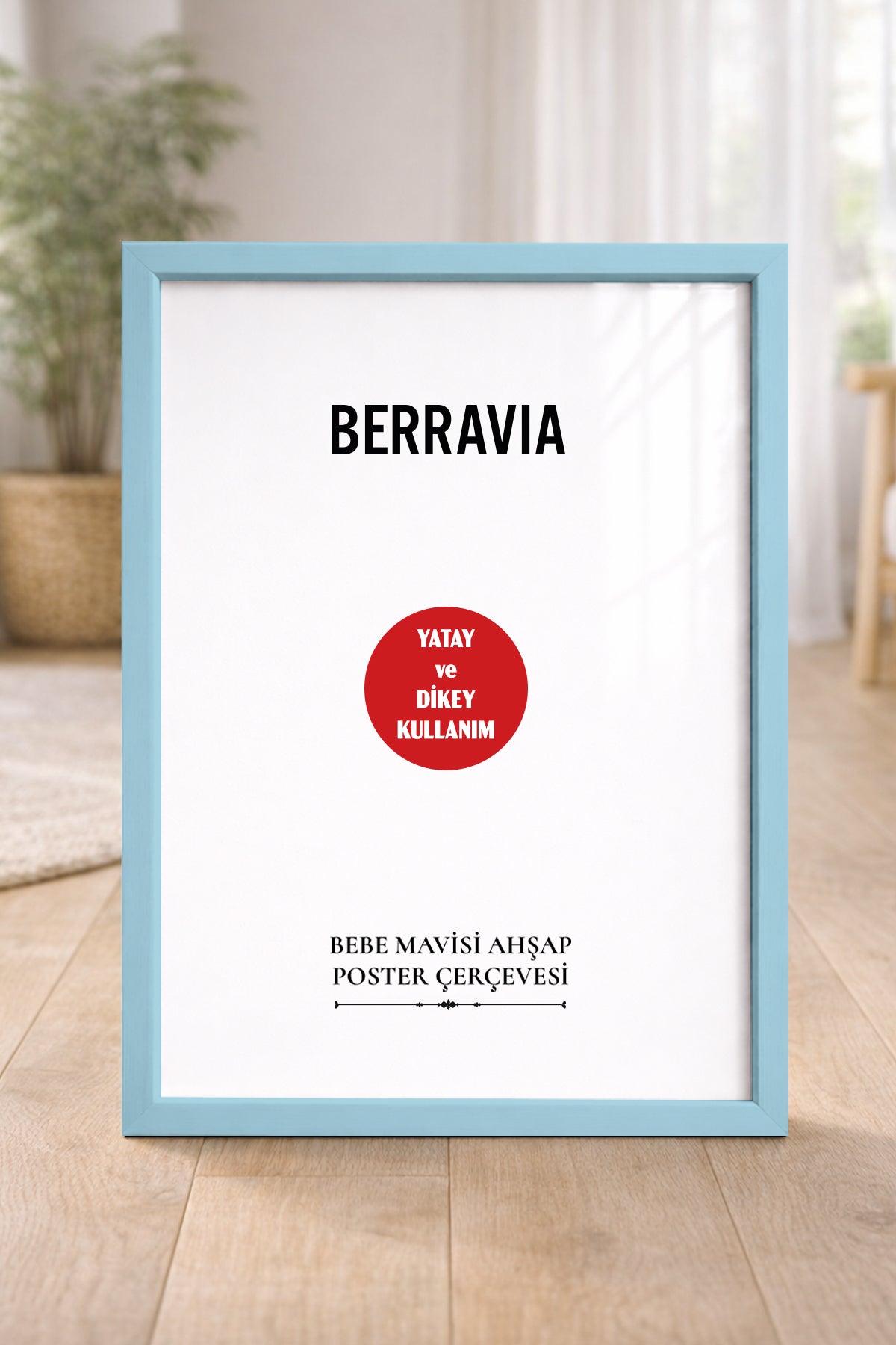 Poster Çerçevesi - Açık Mavi