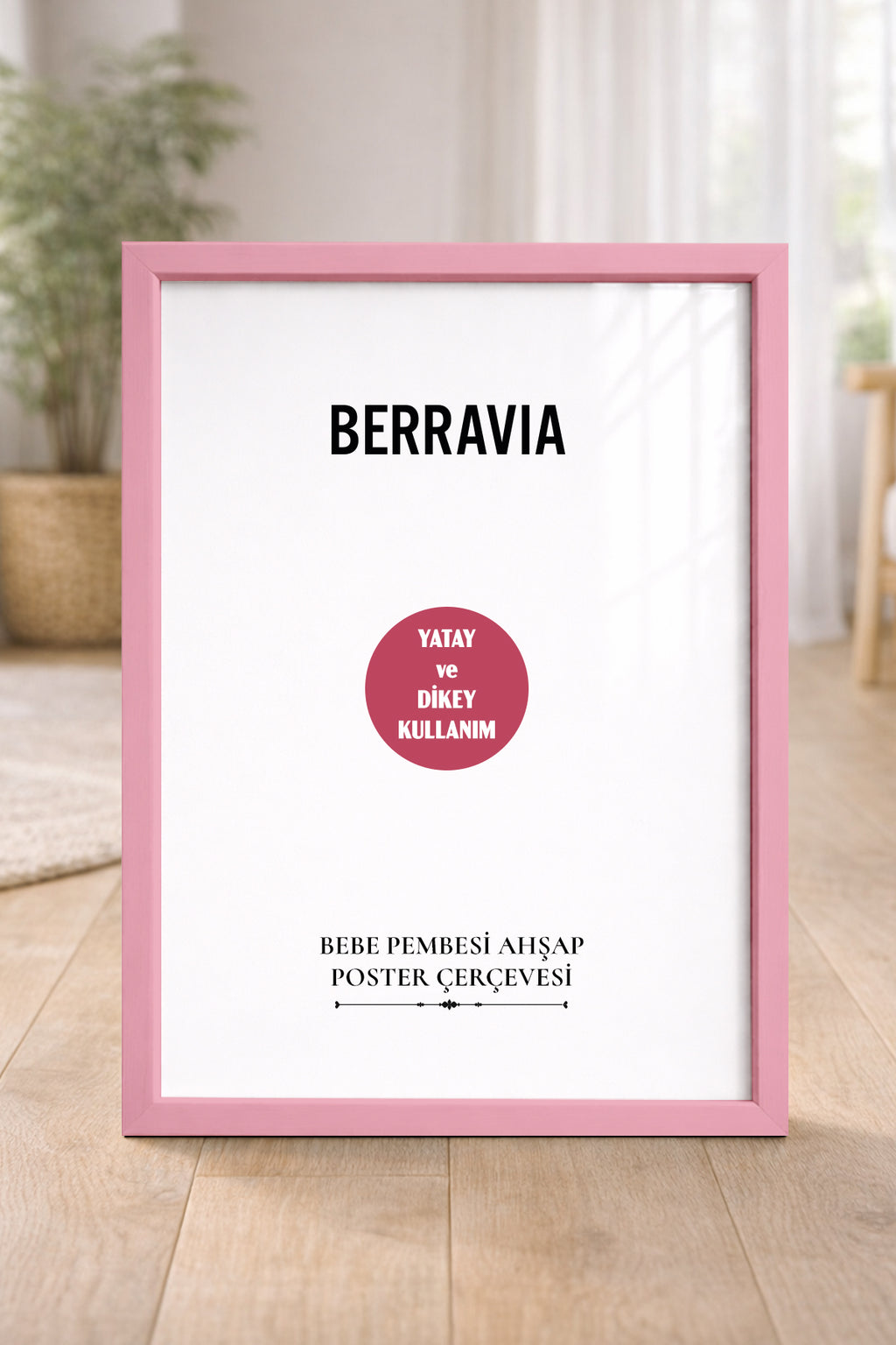 Poster Çerçevesi - Açık Pembe