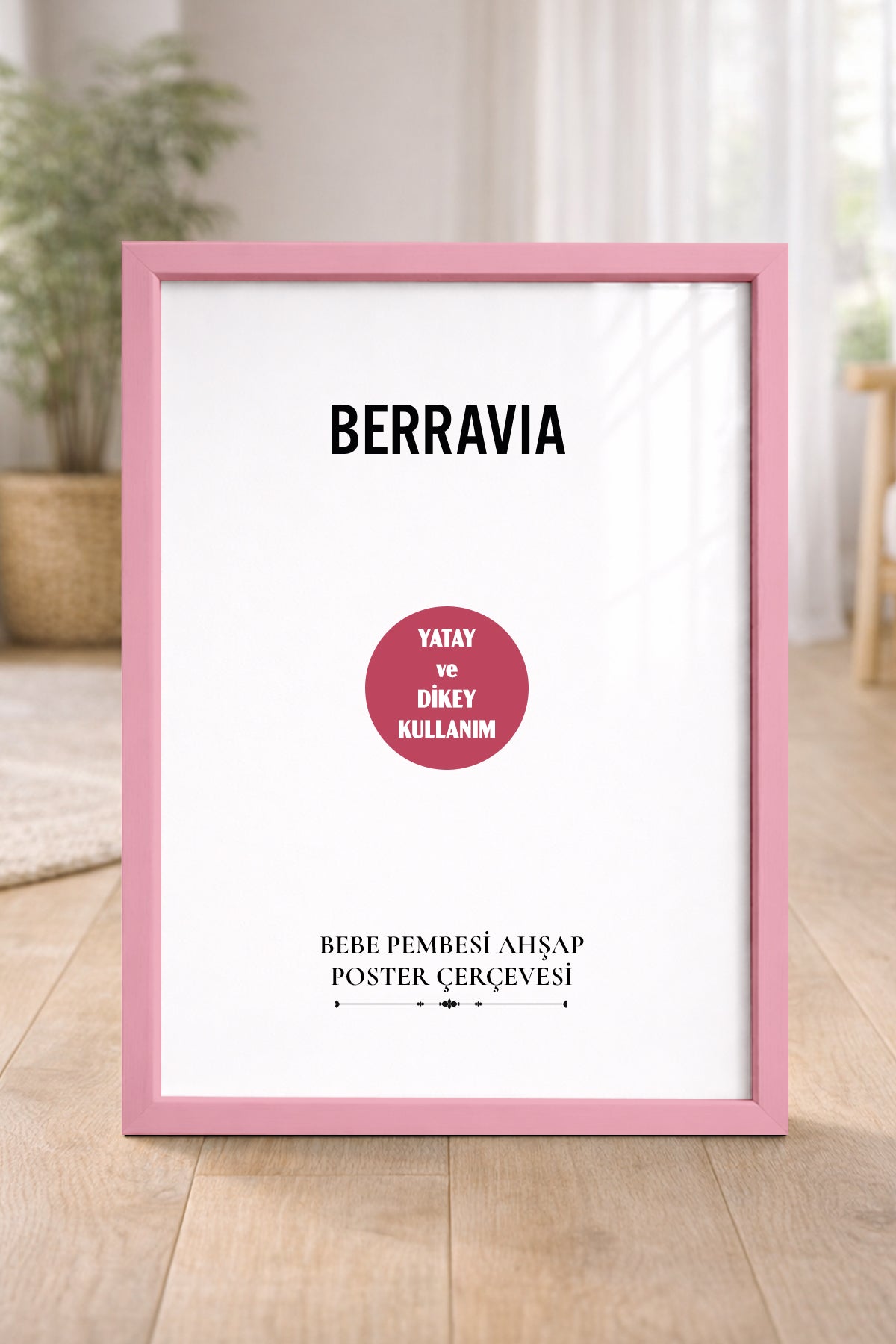 Poster Çerçevesi - Açık Pembe