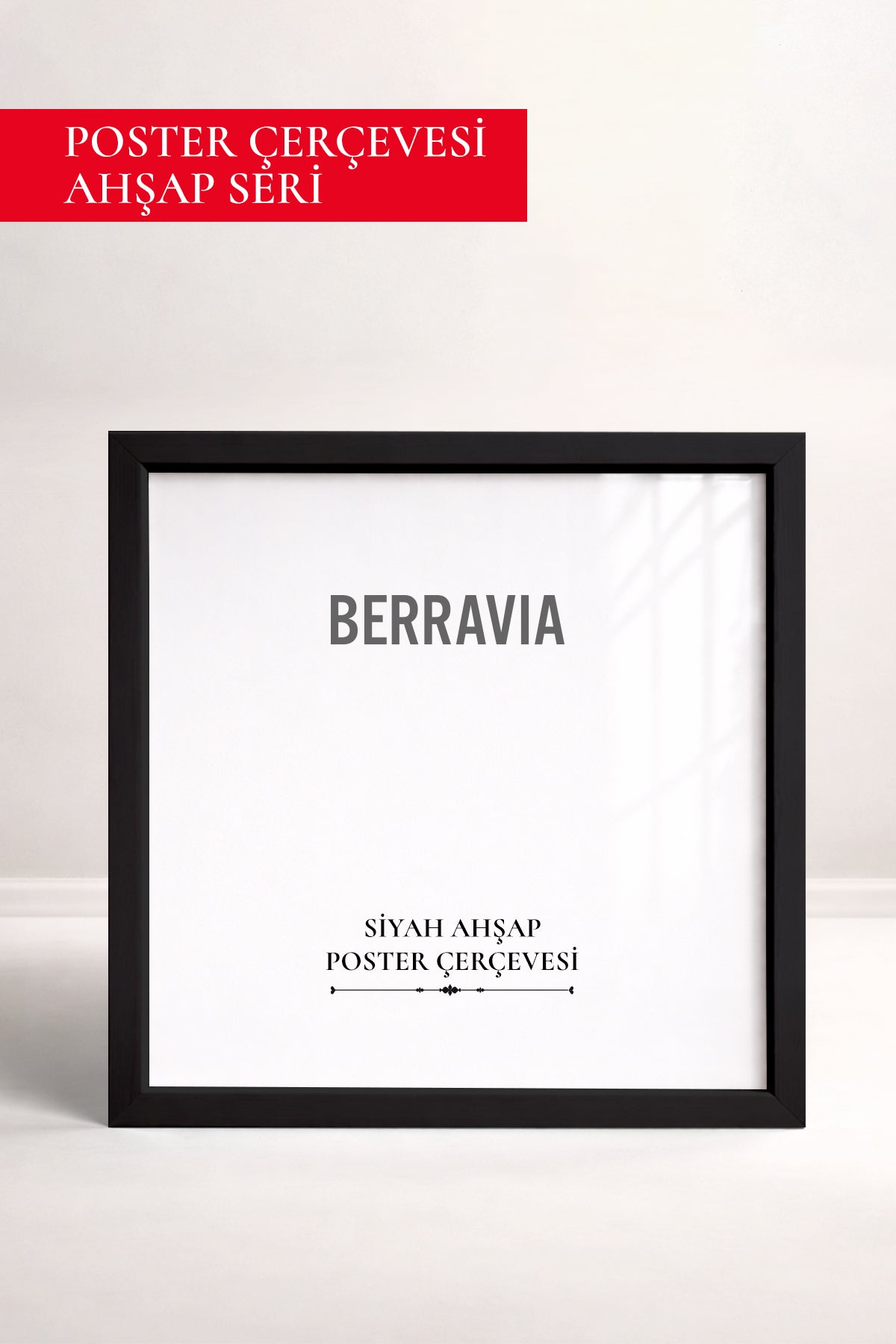 Kare Poster Çerçevesi - Siyah