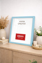 Kare Poster Çerçevesi - Açık Mavi