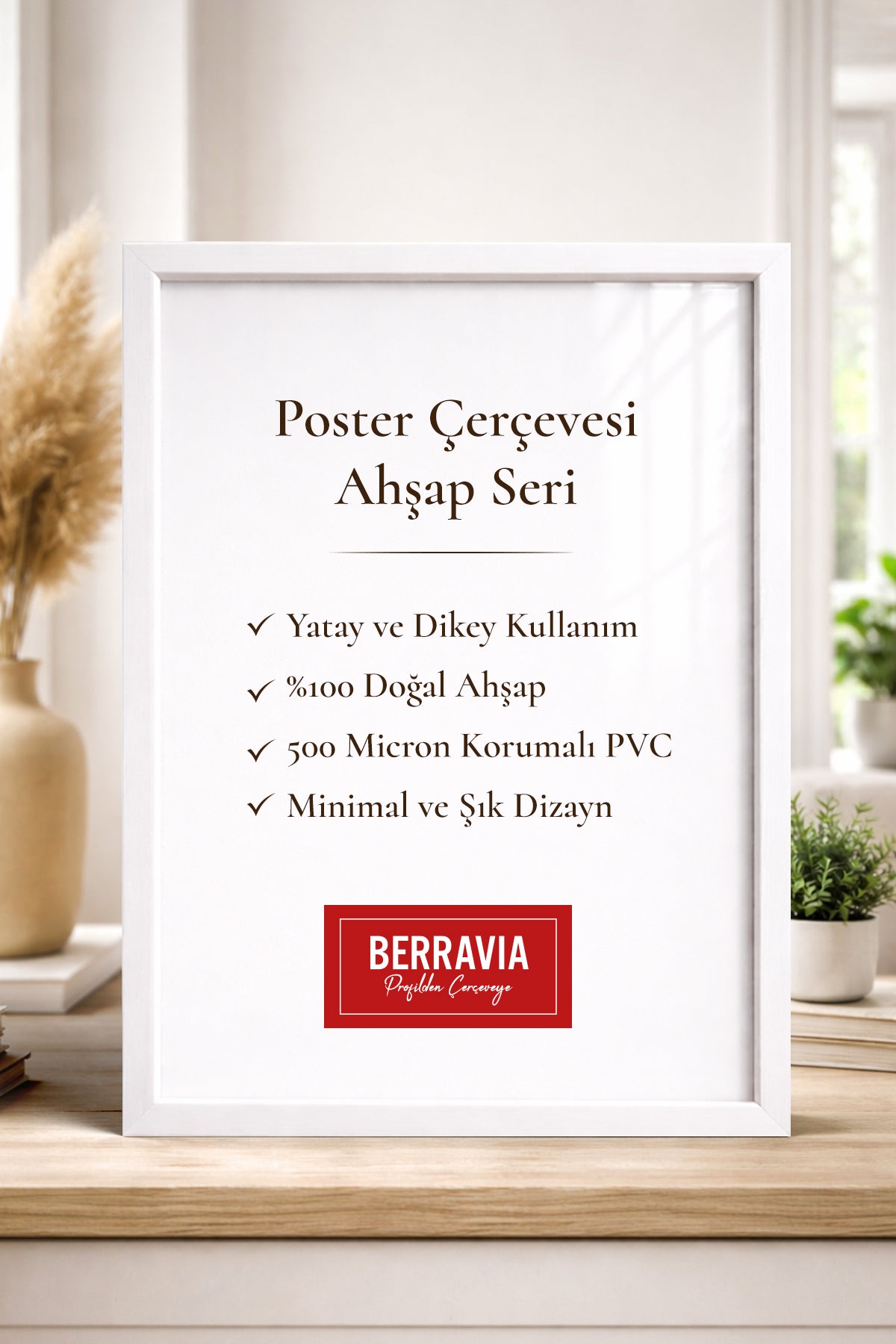 Poster Çerçevesi - Beyaz