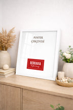 Kare Poster Çerçevesi - Beyaz