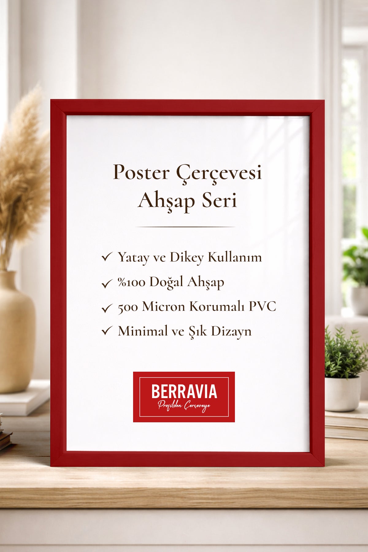 Poster Çerçevesi - Kırmızı