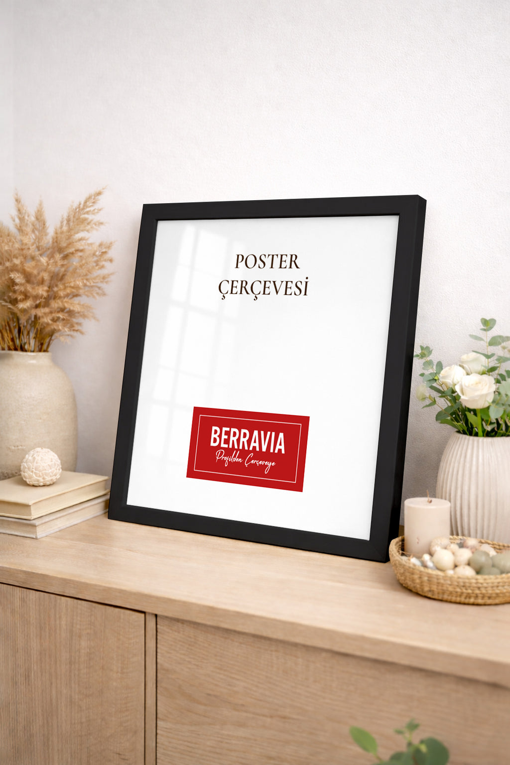 Kare Poster Çerçevesi - Siyah