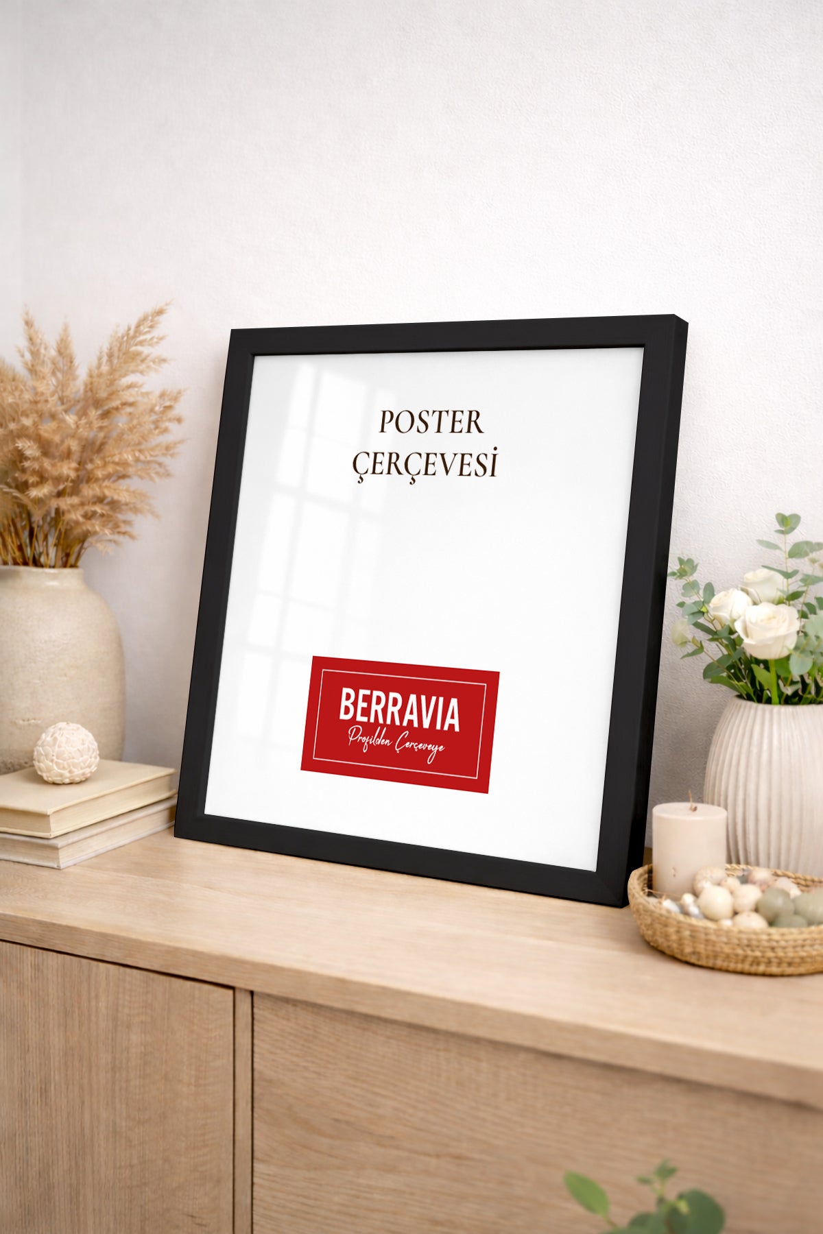 Kare Poster Çerçevesi - Siyah