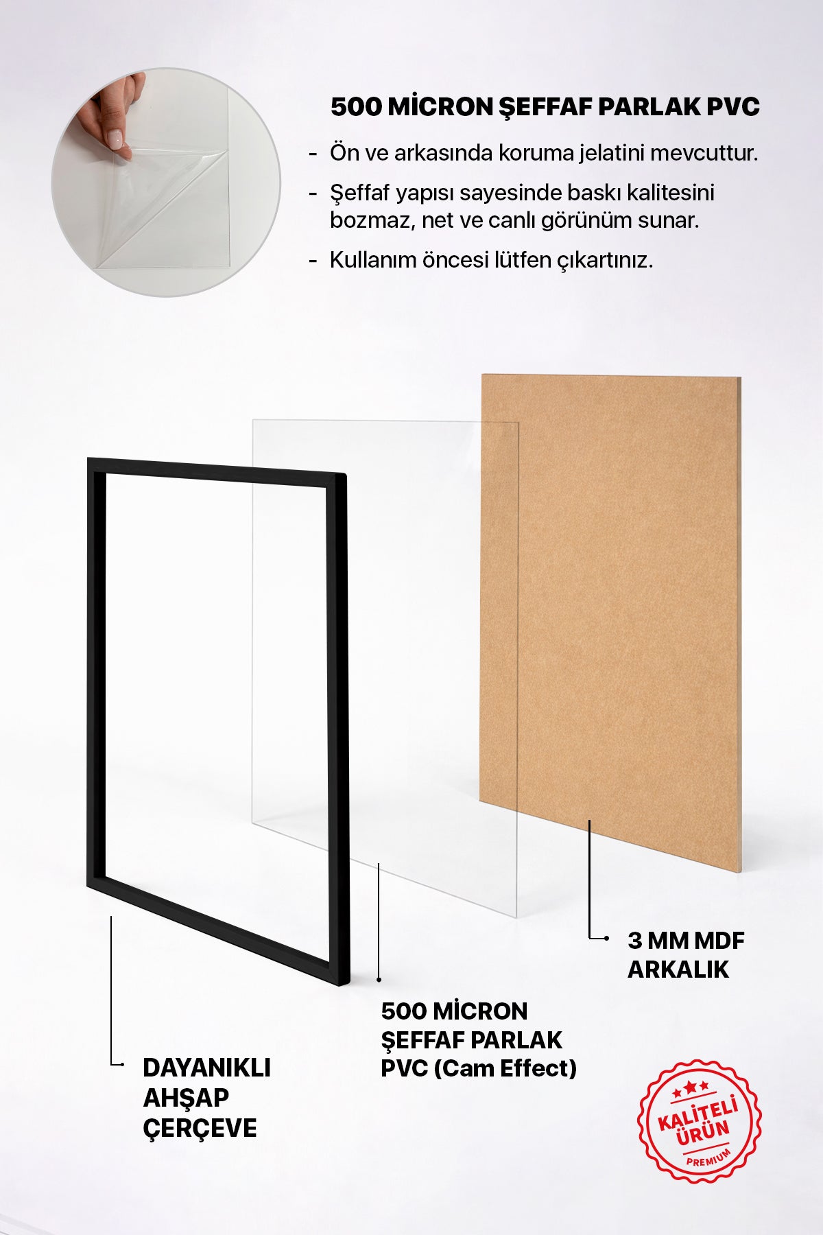 Poster Çerçevesi - Siyah