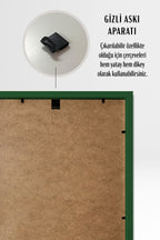Kare Poster Çerçevesi - Yeşil