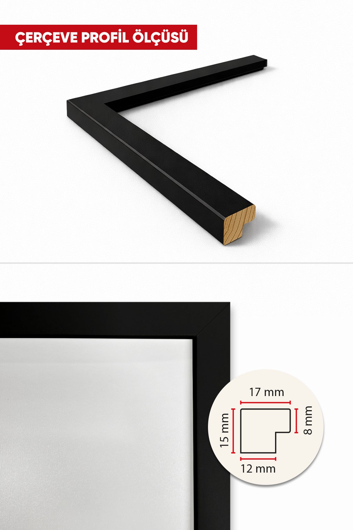 Poster Çerçevesi - Siyah