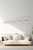 Kare Poster Çerçevesi - Yeşil