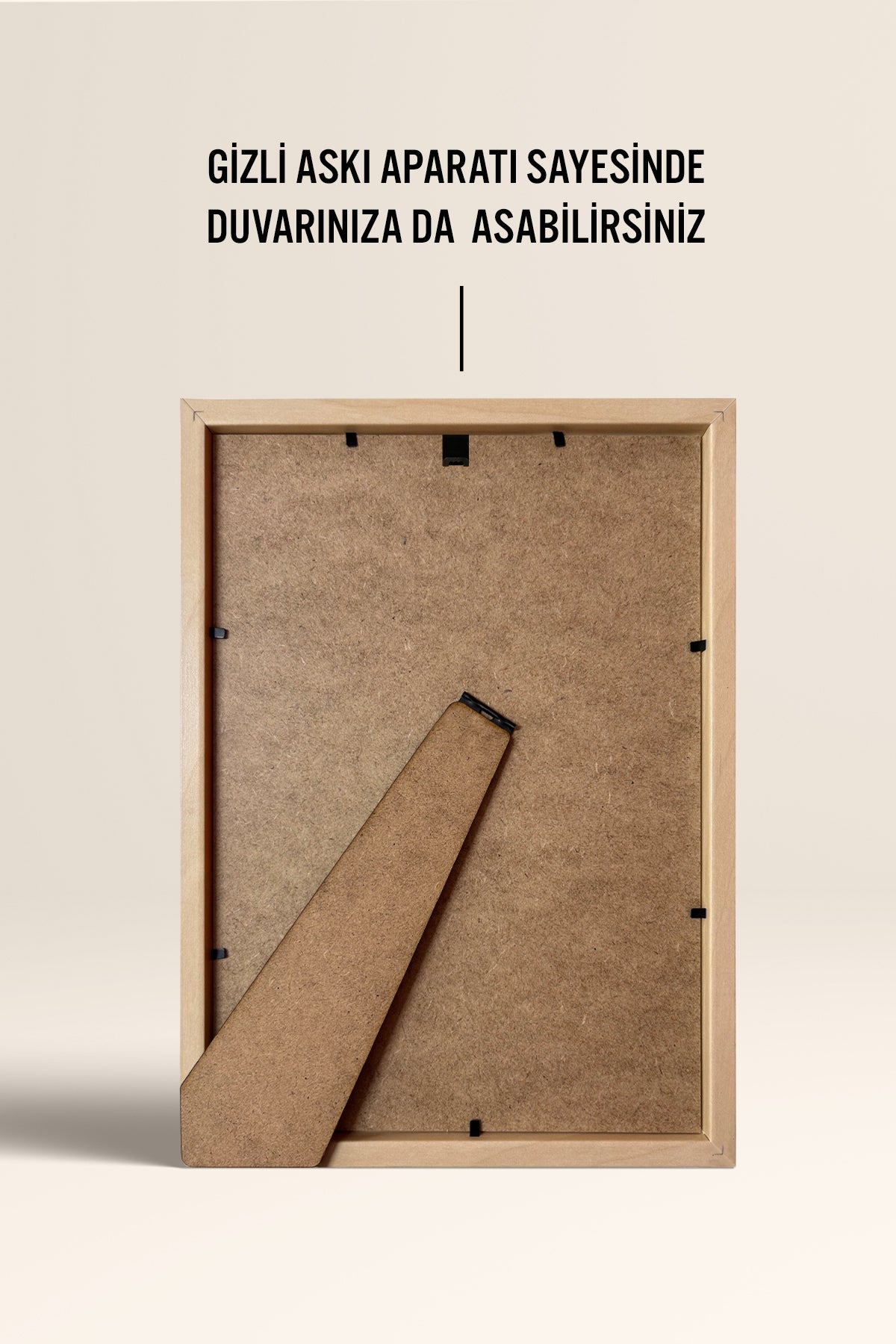 Kalın Masaüstü Resim Çerçevesi, Fotoğraf Çerçevesi - AHŞAP