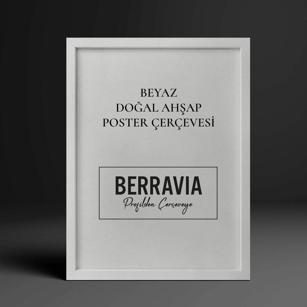 Poster Çerçevesi - Beyaz