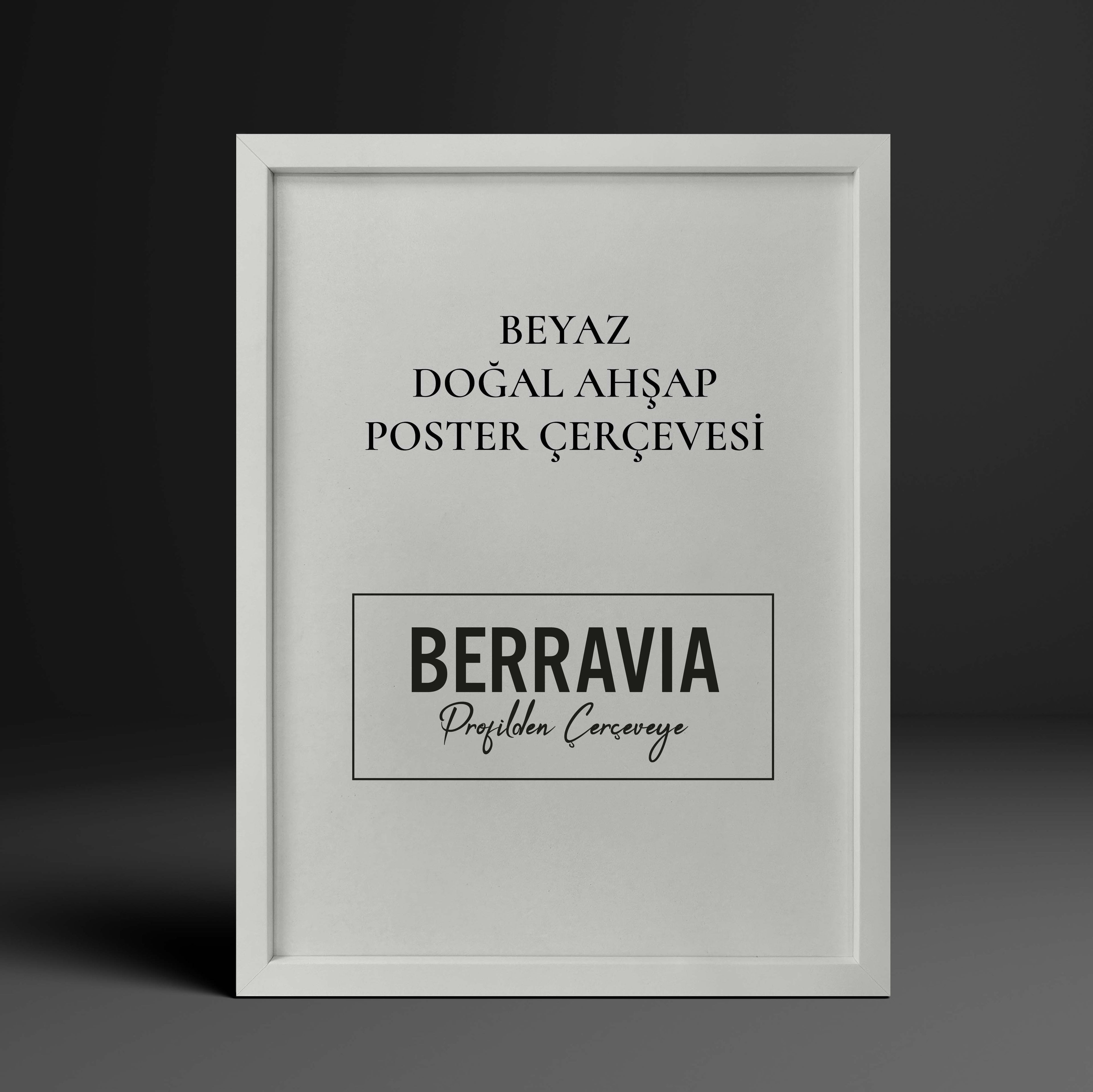 Poster Çerçevesi - Beyaz