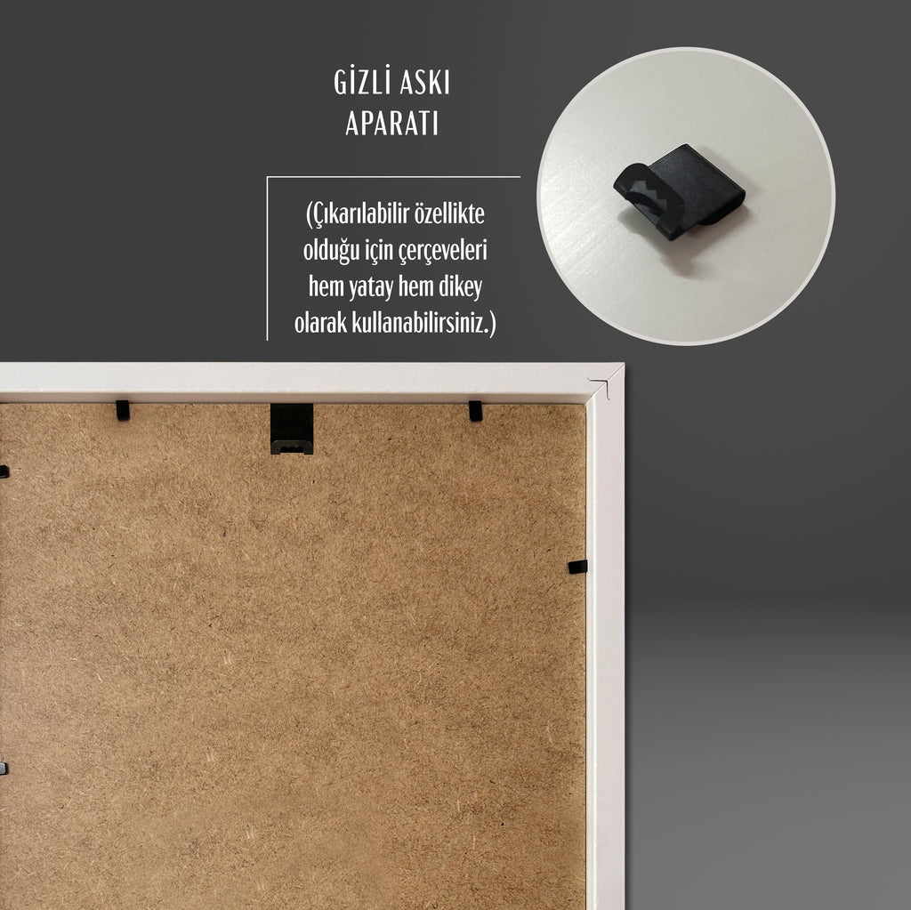 Poster Çerçevesi - Beyaz