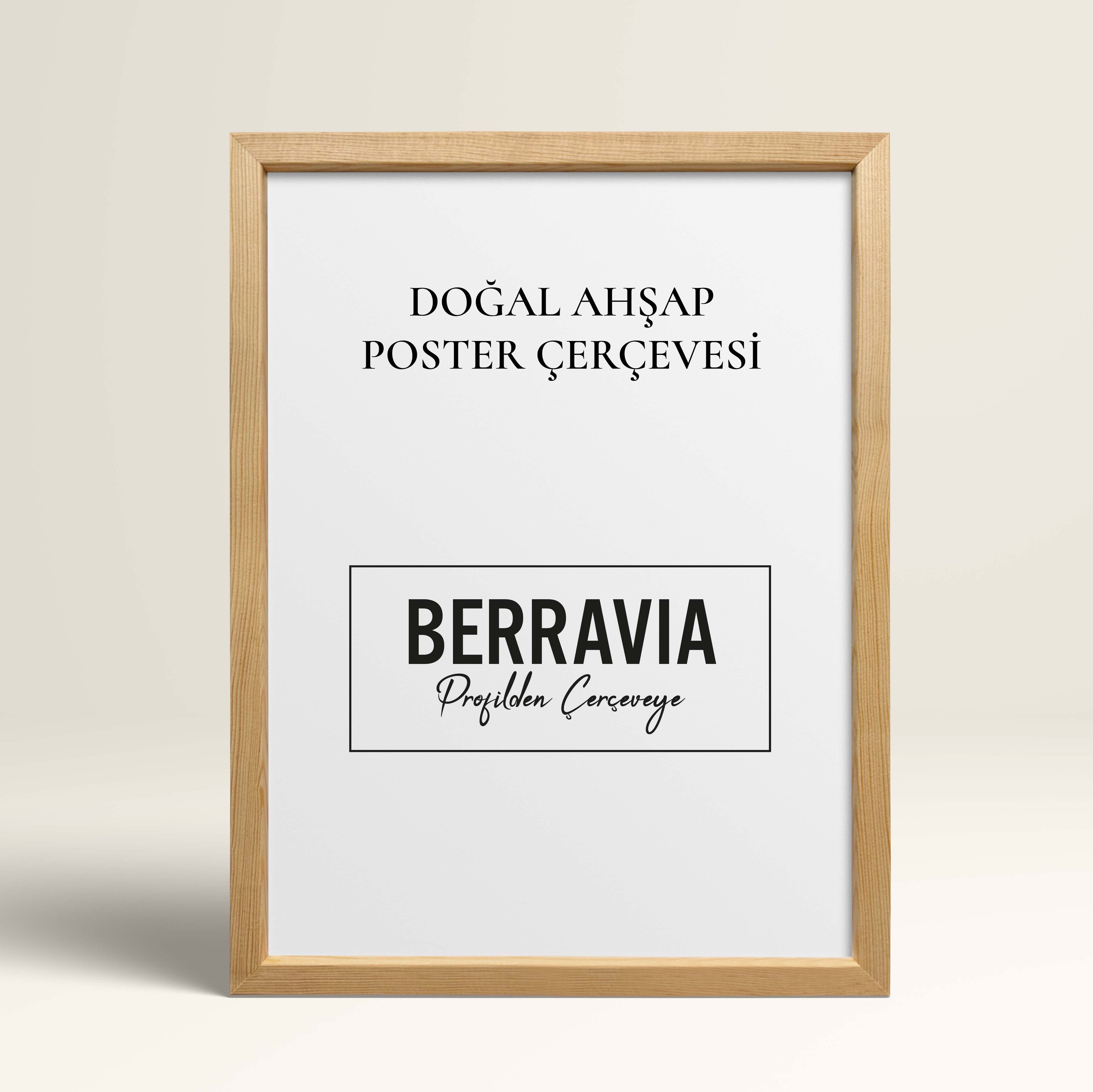 Poster Çerçevesi - Doğal Ahşap
