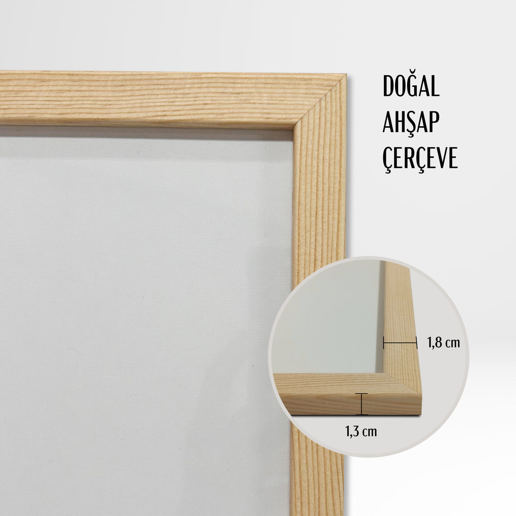 Poster Çerçevesi - Doğal Ahşap