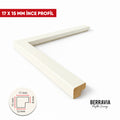 AHŞAP PROFİL BEYAZ- 17 X 15 MM -