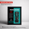 Mercedes-AMG F1 LEGO Sergi Çerçevesi – Speed Champions W15 (77244) Uyumlu
