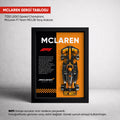 McLaren F1 LEGO Sergi Çerçevesi – Speed Champions MCL38 (77251) Uyumlu