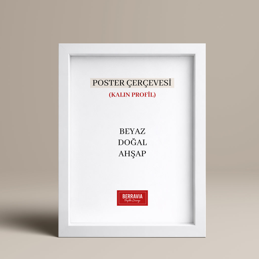 Hazır Poster, Resim Çerçevesi - Beyaz