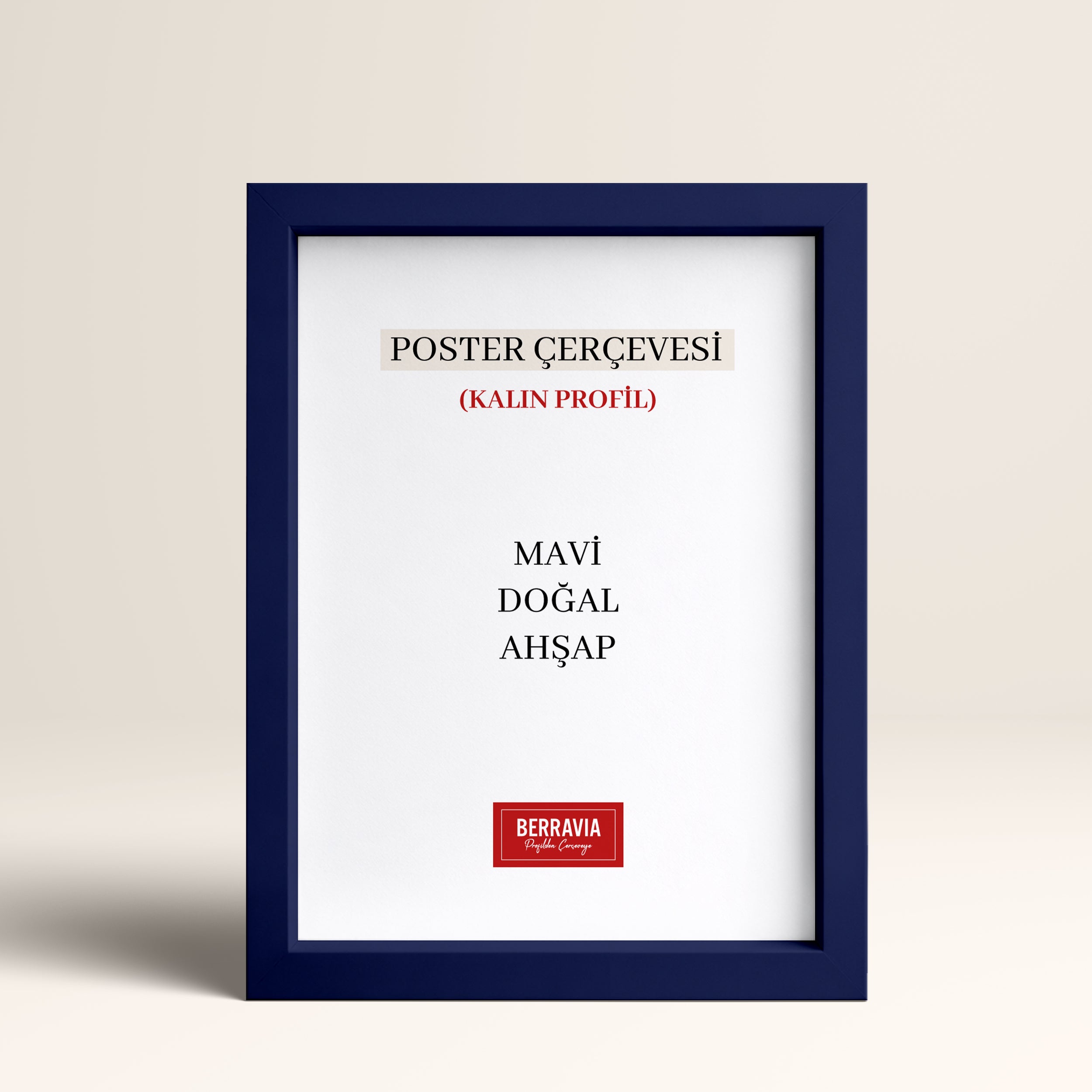 Hazır Poster, Resim Çerçevesi - Mavi