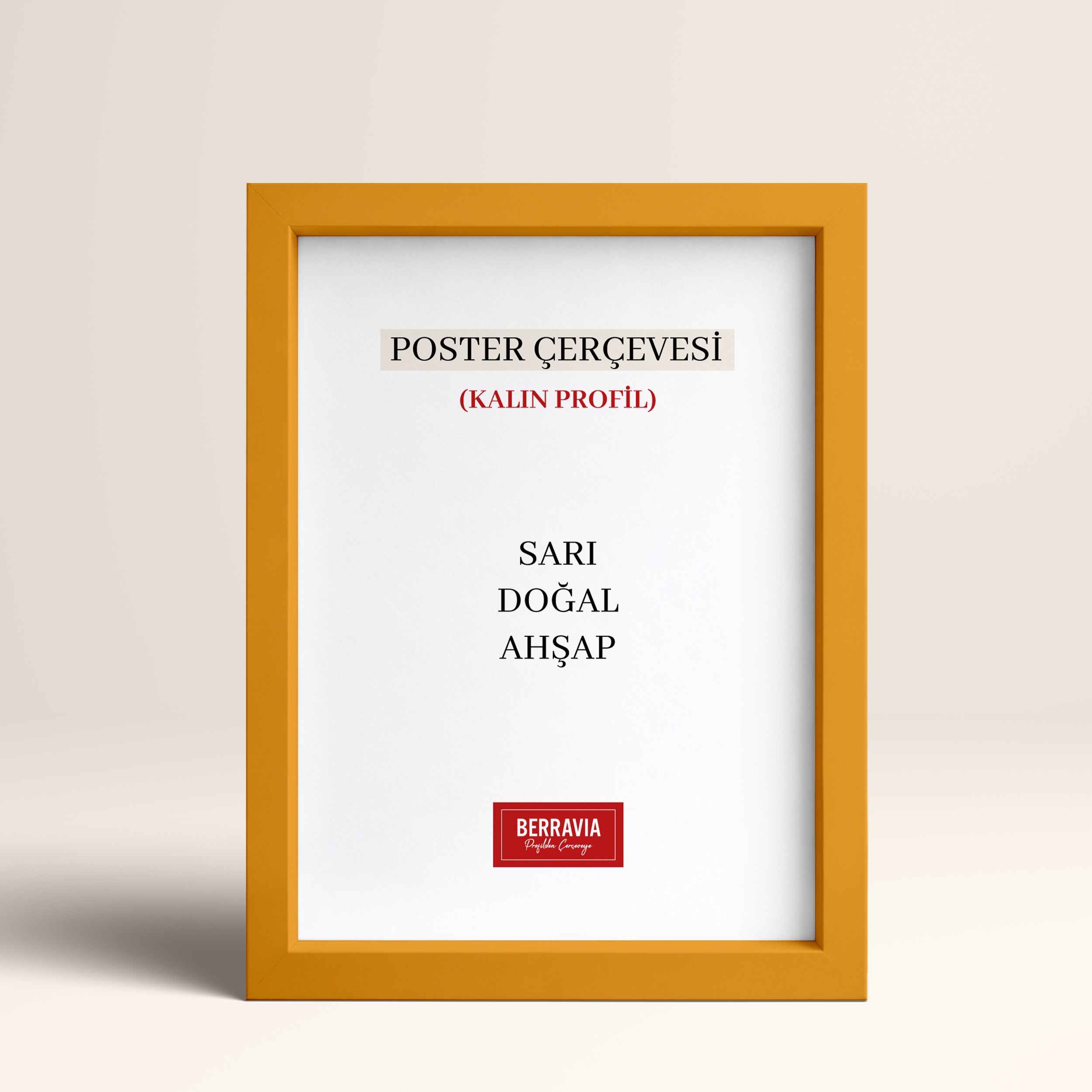 Hazır Poster, Resim Çerçevesi - Sarı