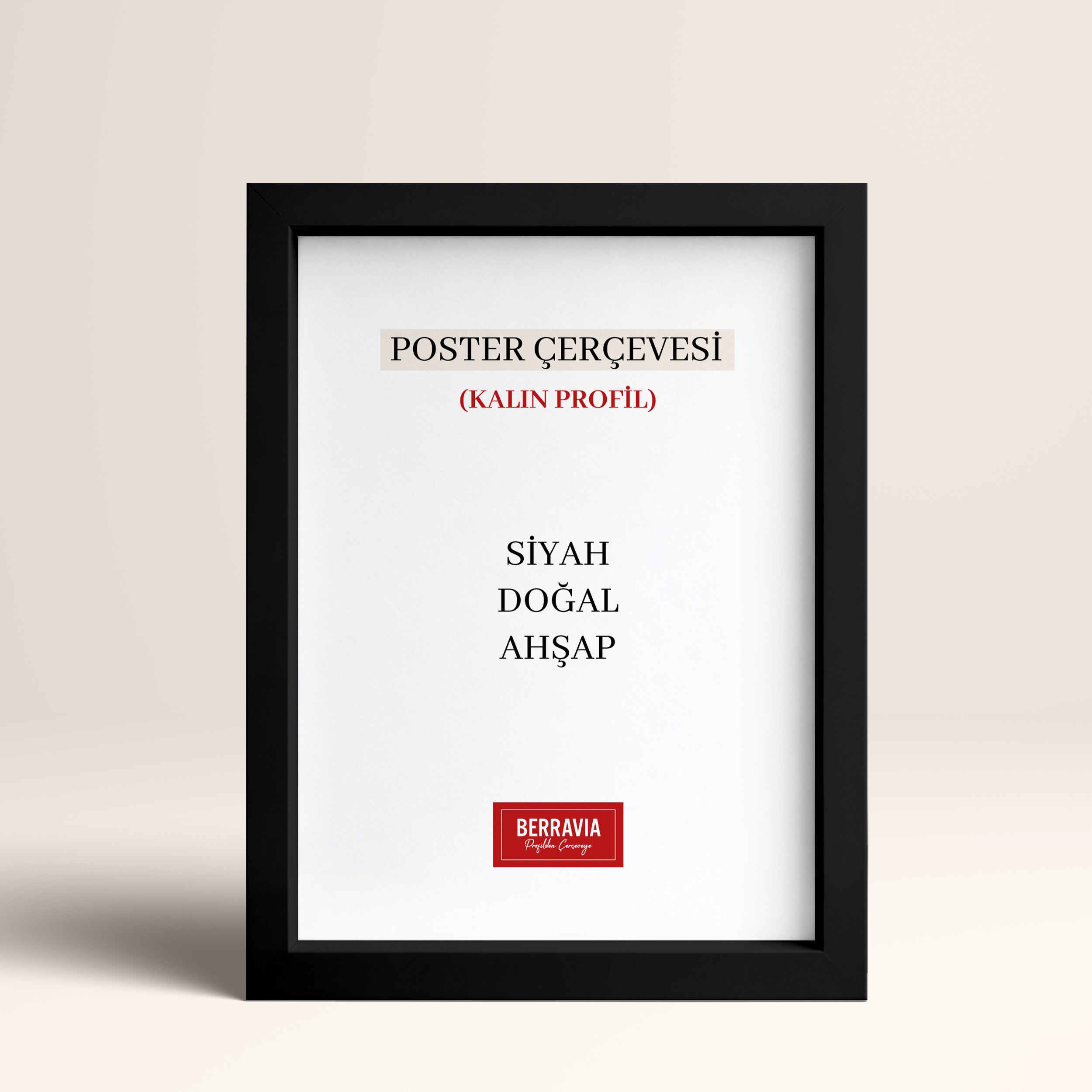 Hazır Poster, Resim Çerçevesi - Siyah