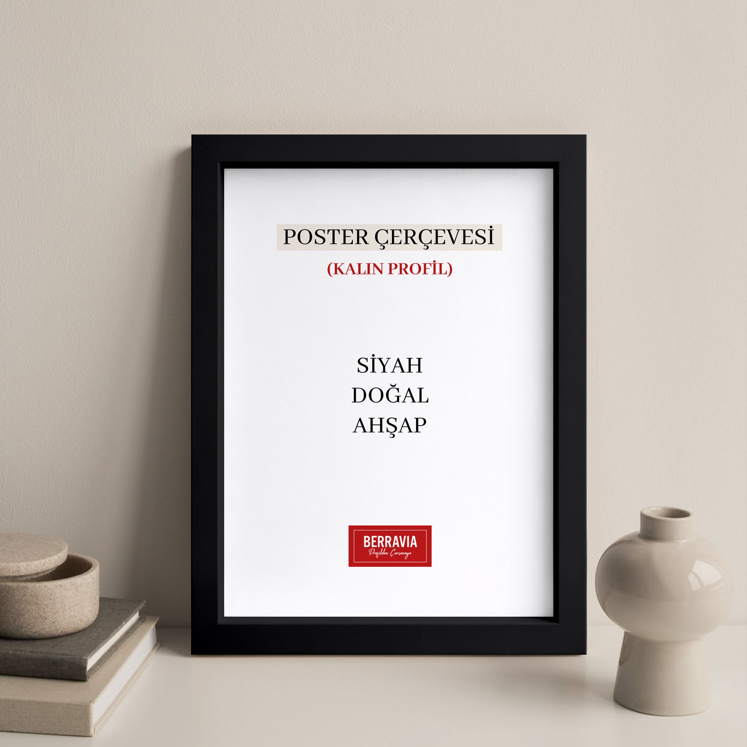 Hazır Poster, Resim Çerçevesi - Siyah