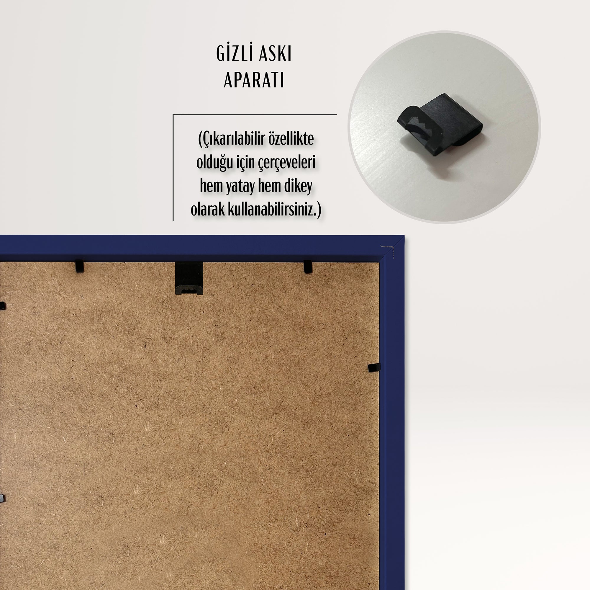 Hazır Poster, Resim Çerçevesi - Mavi