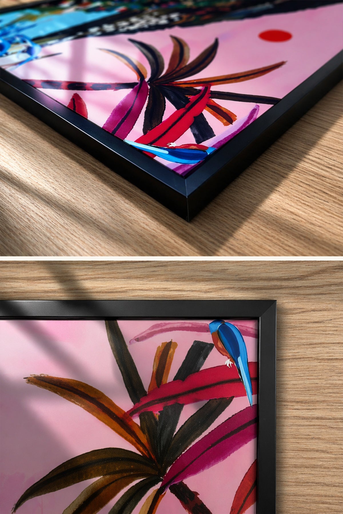 Metal Poster/Fotoğraf Çerçevesi - Siyah
