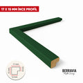 AHŞAP PROFİL YEŞİL- 17 X 15 MM -